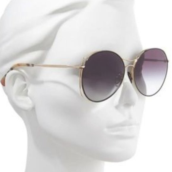 BURBERRY- Ladies 60mm Sunglasses